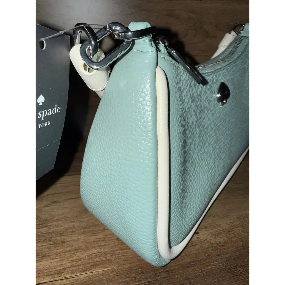 NWT Kate Spade Kayla Small Convertible Shoulder Bag Aventurine Mint Green